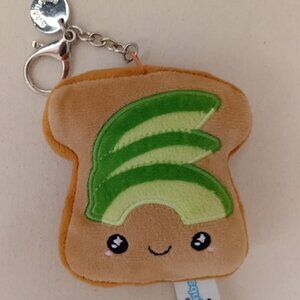 SQUISHABLE Avocado Toast Plush Key Chain/Backpack Clip